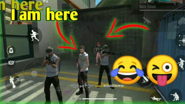 Prank in training mode Sunday free fire gamers Garena free fire