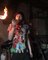 Flow Artist Shows Fire Eating Tricks With Two Lit Torches