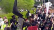 Protesters in London hold anti-racist rally outside US Embassy _