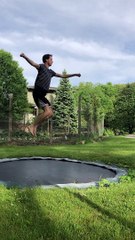 Snake Joins in on Trampoline Aerobics