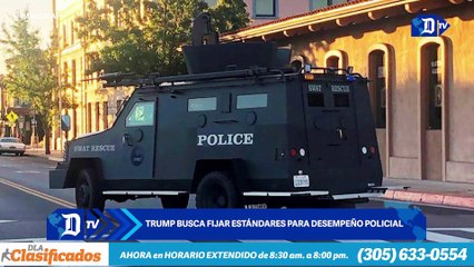 Trump busca fijar estándares para desempeño policial | El Diario en 90 segundos