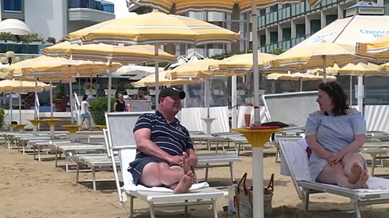 Italian beach hotel in Jesolo welcomes international tourists