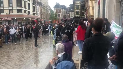 Manif pour Zakaria Touré à Troyes