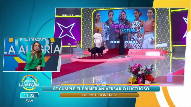Así recuerda Shanik Aspe a Edith González a un año de su fallecimiento.| Venga La Alegría