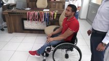 Engelli milli sporcuya tekerlekli sandalye hediyesi - ADANA