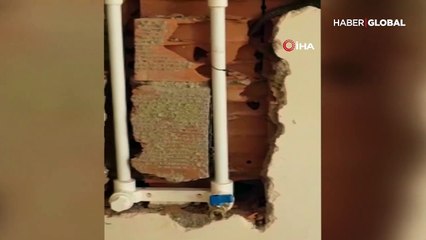 Birden karşısında görünce korkudan bayıldı!