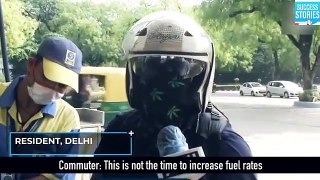 People response to rising prices of petrol & diesel amid Covid crisis