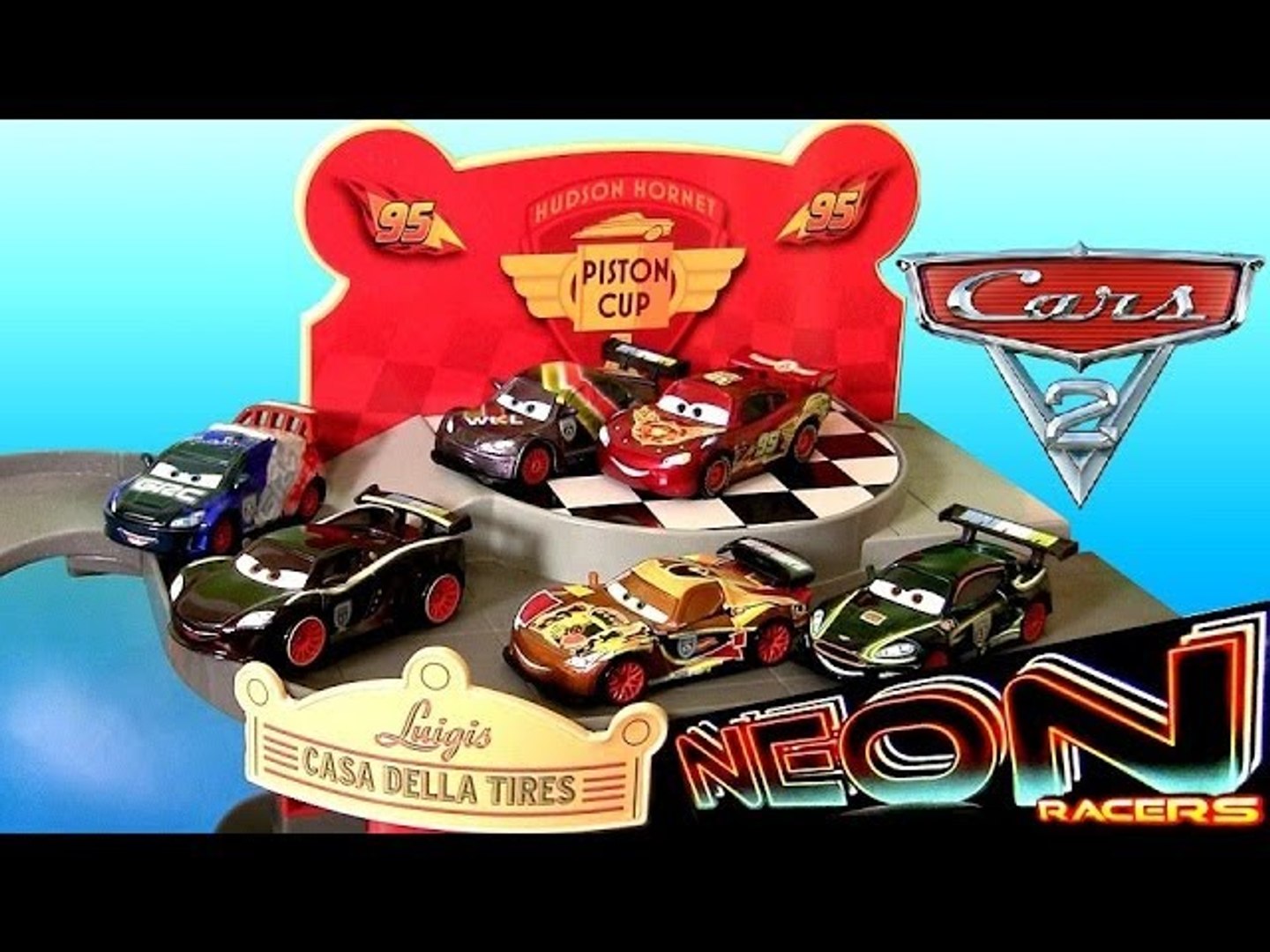 Disney pixar cars neon 2024 racers