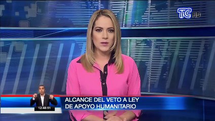 Ivan Ontaneda, ministro de Producción, explicó el alcance del veto a la Ley de Apoyo Humanitario