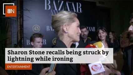 Sharon Stone's Moment With Lightning