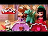 Play Doh Princess Sofia the First and Princesita Vivian With Clover Rabbit Disneyplaydough