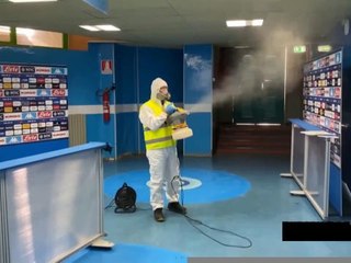Coupe d'Italie : Le stade San Paolo désinfecté avant la réception de l'Inter