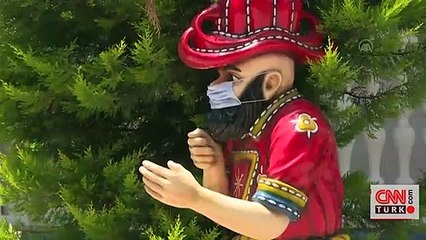 Oyuncaklar da maske taktı | Video