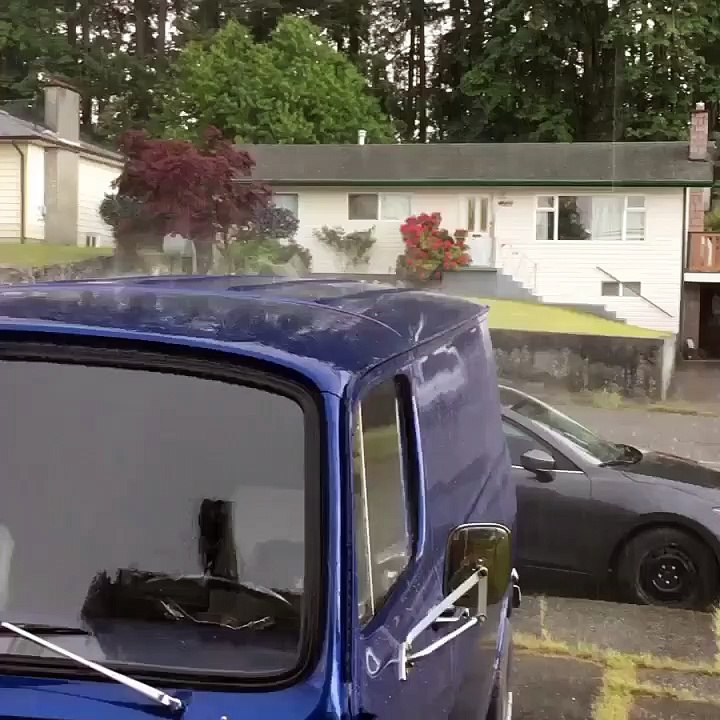 Lighting Strikes Very Close to House