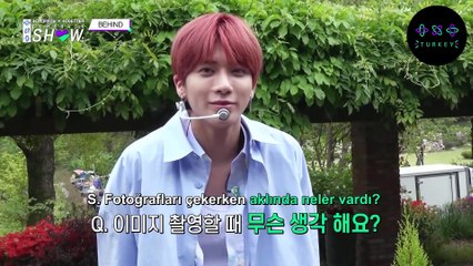 [Türkçe Altyazılı] What is the strange shampoo that only Soobin uses? (feat. body wash) | TOMORROW X TOGETHER Comeback Show BEHIND Ep.1