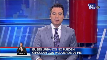 Se dispone que en Quito no pueden circular pasajeros de pie en buses urbanos