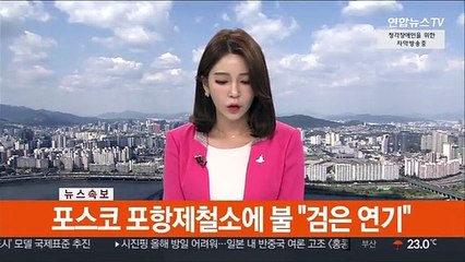 [속보] 포스코 포항제철소에 불 "검은연기"