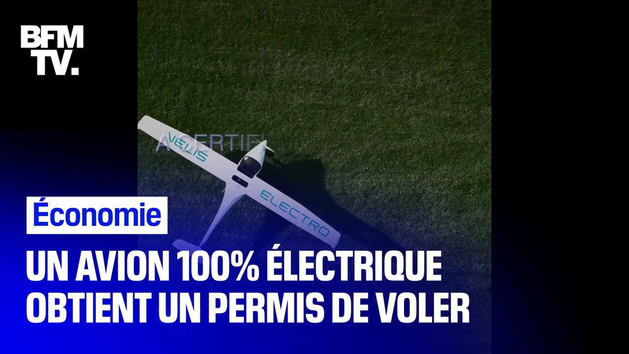 Pour la première fois, un avion 100% électrique reçoit un "permis de voler" en Europe