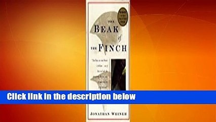 About For Books  The Beak of the Finch: A Story of Evolution in Our Time  For Free