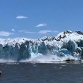 Voyage : Effondrement d'un morceau de glacier