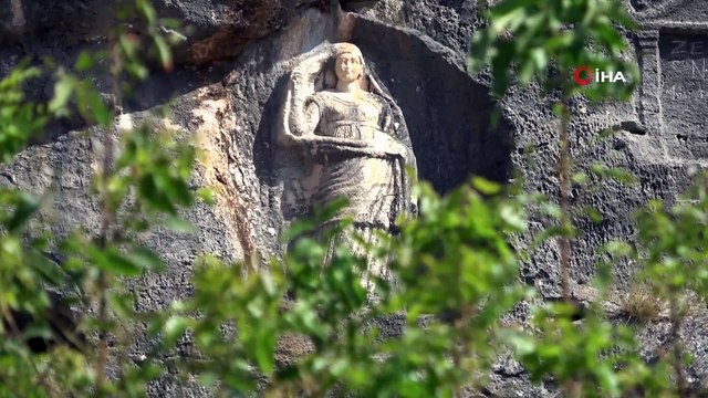 Mersin'de tarihi ve doğal güzellikler havadan görüntülendi