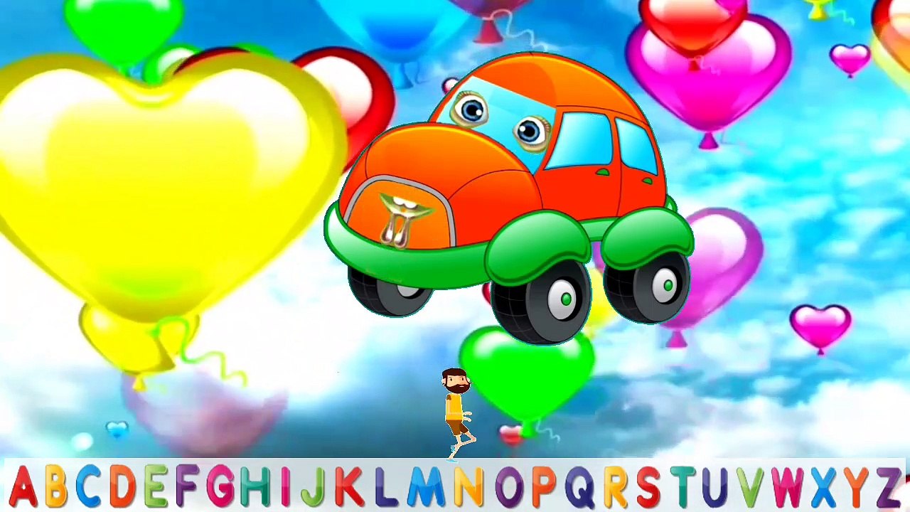 İngilizce Alfabe Çocuk Şarkısı | Konuşan Arabalar Bebek Şarkıları ve Tekerlemeleri