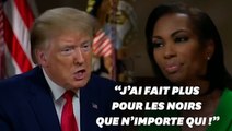 Cette journaliste arrête Trump qui s'estime être le meilleur président pour les Noirs