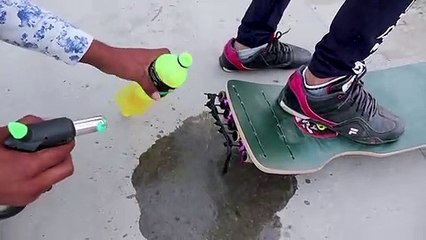 Rocket Powered Skateboard - Experiment Will It Work
