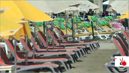 Son dakika: Müşteri gelmedi, plajda ücretler kaldırıldı | Video