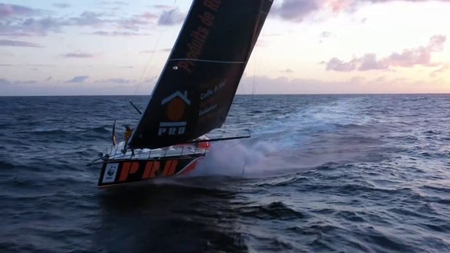 PRB Voile 2020 : A bord en entraînement Kevin Escoffier PRB