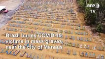 Brazil buries COVID-19 victims in mass graves in Manaus