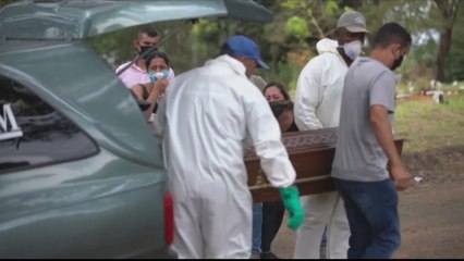 Brazil's coronavirus death toll now world's second highest