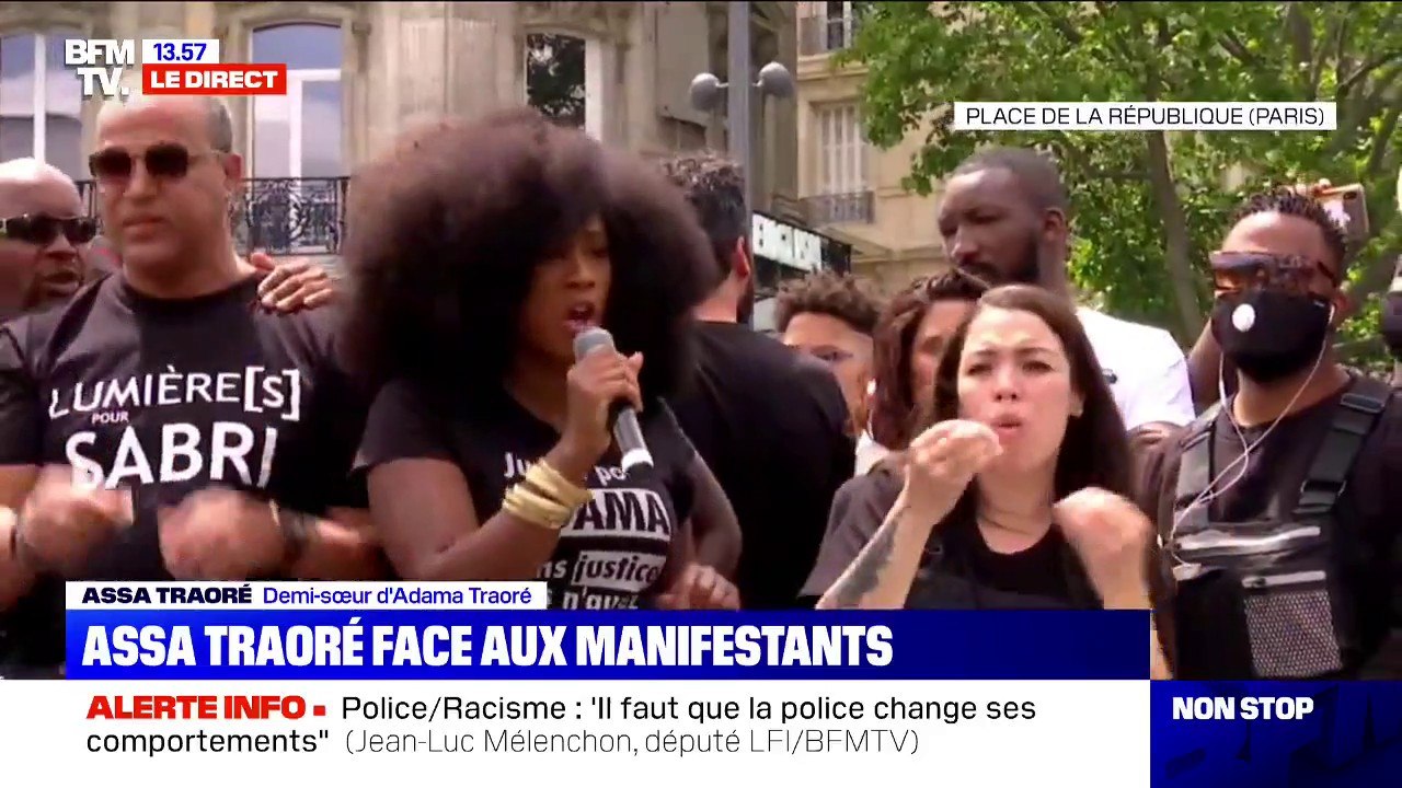 Assa Traoré: "Depuis le 2 juin, la France reconnaît qu'il y a du racisme dans la police française"