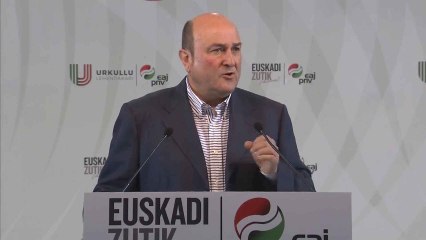 Ortuzar: "No hay otra prioridad que poner a Euskadi en pie para salir adelante"