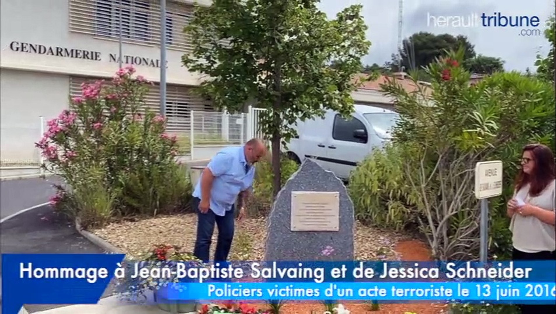 PEZENAS - Quatre ans après, le vibrant hommage rendu à Jessica Schneider et  Jean-Baptiste Salvaing, - Vidéo Dailymotion