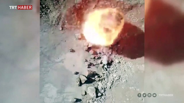 Bitlis'te teröristlerin mevziye tuzakladığı el yapımı patlayıcı imha edildi