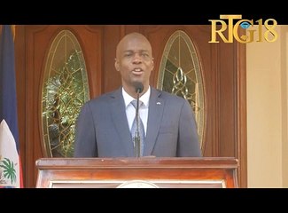 Jovenel Moïse Prezidan repiblik la adrese'l ak nasyon an.