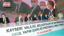 (13 Haziran 2020) HAYIRSEVERLER ŞEHRİ KAYSERİ’DE ÖRNEK BİR PROTOKOL DAHA
