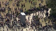 BLM protest called off as counter-protesters take to streets