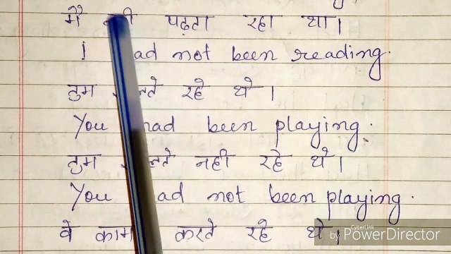 Past perfect continuous tense affirmative and negative sentences,Past perfect continuous tense hindi in hindi,Affirmative sentences of past perfect continuous tense in hindi,Tense in hindi,Learn tense in hindi,Tense of english grammar in hindi,Tense expl