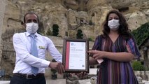 Ürgüp'te 'Güvenli Turizm Sertifikası' alan otelde tören düzenledi - NEVŞEHİR