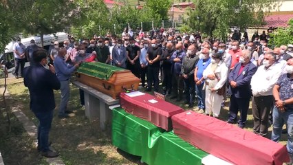 Fransa'da evlerinin havuzunda ölü bulunan anne ile çocukları toprağa verildi - TUNCELİ