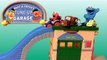 Sesame Street Tune-Up Garage Shop Race Cars Cookie Monster Elmo Mater Luigi Guido by Disneycollector