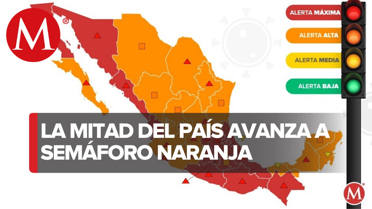 Semáforo de coronavirus en México: 16 estados arrancan en naranja