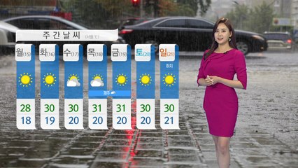 [날씨] 오늘 서울 올 최고 더위...밤사이 전국 비 / YTN