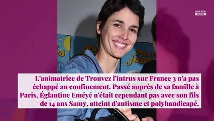 Églantine Eméyé raconte son confinement loin de son fils autiste