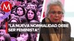 Sánchez Cordero dice que 'nueva normalidad' tras coronavirus será feminista
