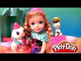 Young Anna Toddler Dolls 2014 Olaf Snowman Playdoh Disney Princess Frozen