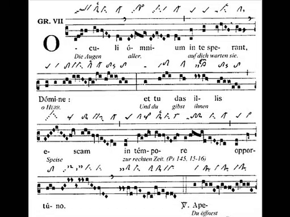 Graudale Oculi omnium, Corporis et Sanguinis Christi