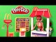 BARBIE WORKS AT the MCDONALDS DRIVE THRU DIY Play Doh McDonalds Costume and Apron